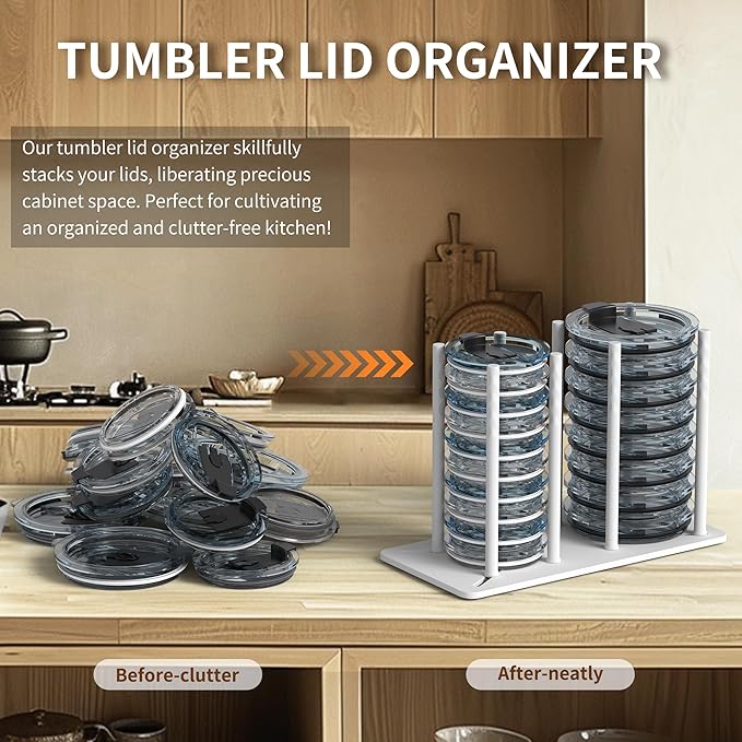 Adjustable Tumbler Lid Organizer - Image 2