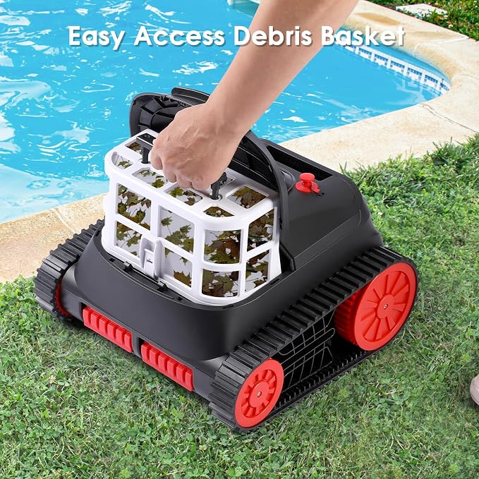NIXBOT QP5 Robotic Pool Cleaner, Cordless Pool Vacuum - Image 8