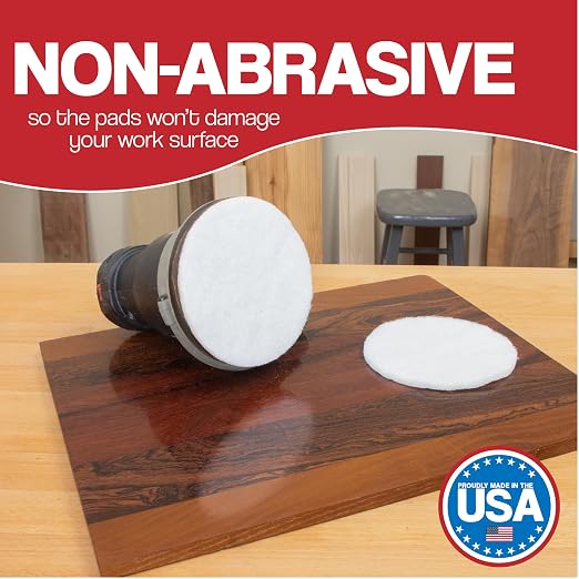 5" Non-Scratch Polishing Pad Hook & Loop Non-Woven Discs, Non-Abrasive - Image 6