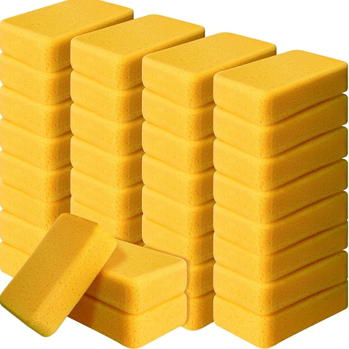Tioncy 36 Pcs Large Sponges Bulk 7.5 x 5.5 x 1.9 Inch Grouting Car Wash Foam by Tioncy