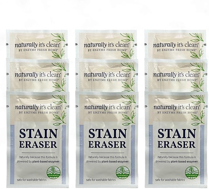 Naturally It's Clean Stain Eraser, Natural Enzymes Based/Biodegradable Instant by naturallyitsclean