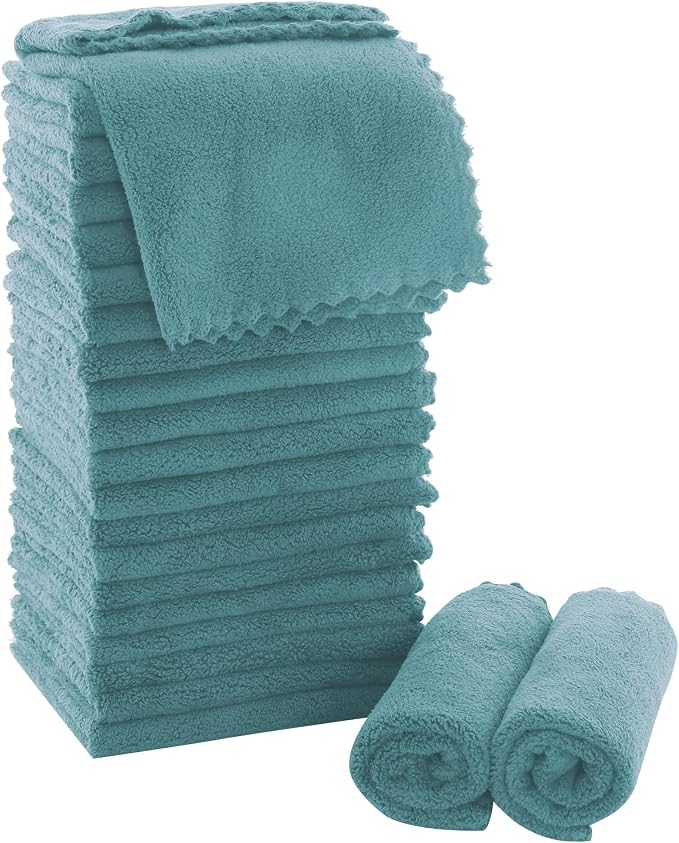 MOONQUEEN Ultra Soft Premium Washcloths Set by MOONQUEEN