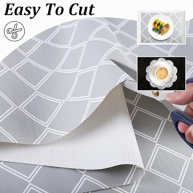 Shelf Liners for Kitchen Cabinets Non-Adhesive 12 Inch X 20 Ft Cabinet Liners - Image 6