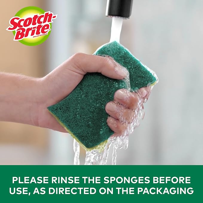 Scotch-Brite MMMHD3 Heavy Duty Scrub Sponge, 3 Per Pack - Image 3