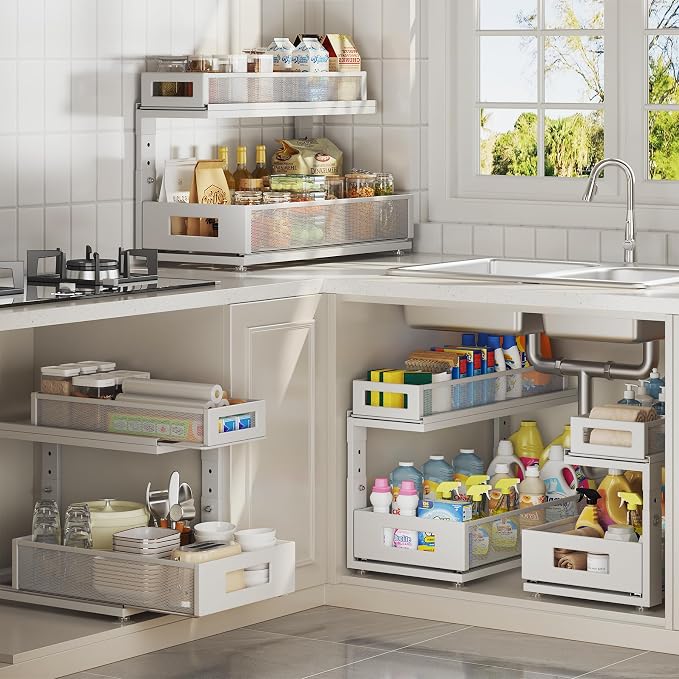 2 Pack 18.5IN-Depth Under Sink Organizer - Image 8