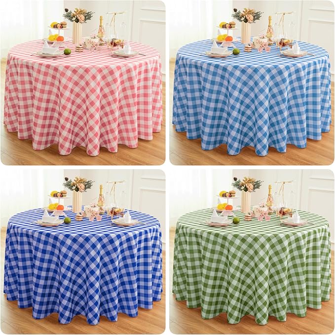 Waterproof Plaid Tablecloth Fabric - Image 5