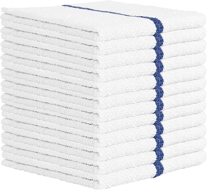 Nabob Wipers Kitchen Bar Mop Terry Towels 12 Pack by Nabob+Wipers