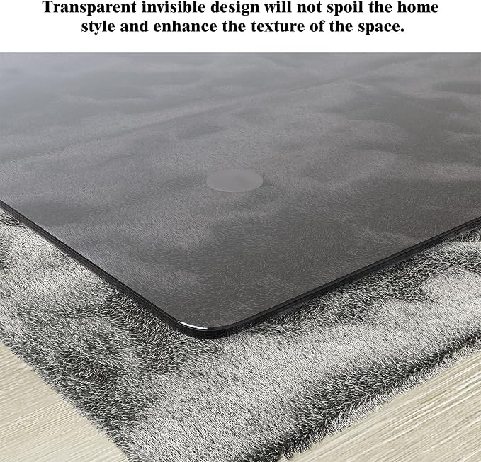 Koonmi Tempered Glass Chair Mat - Image 7