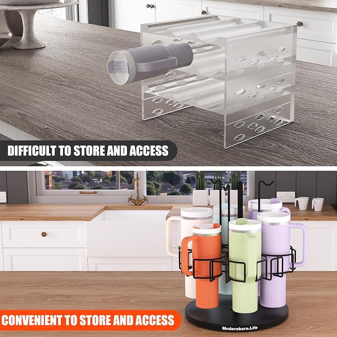 Water Bottle Organizer for Cabinet or Counter - Image 5