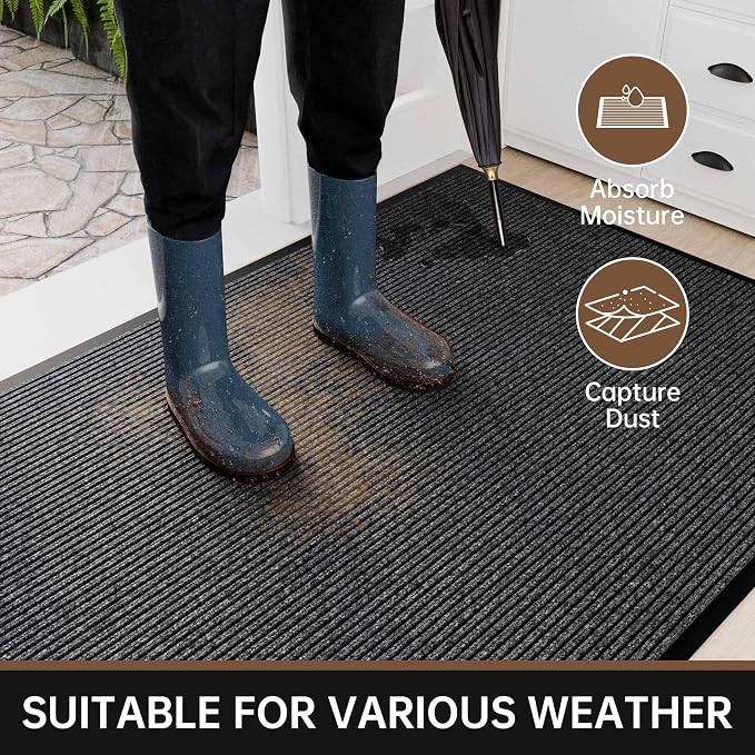 Front Door Mat, Non-Slip Welcome Mats - Image 3