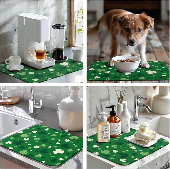 St.Patrick's Day Dish Drying Mat - Image 7