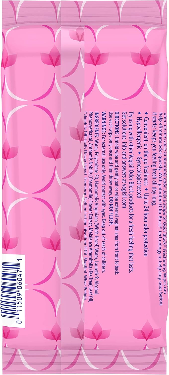 Vagisil Odor Block Daily Freshening Wipes - Image 2