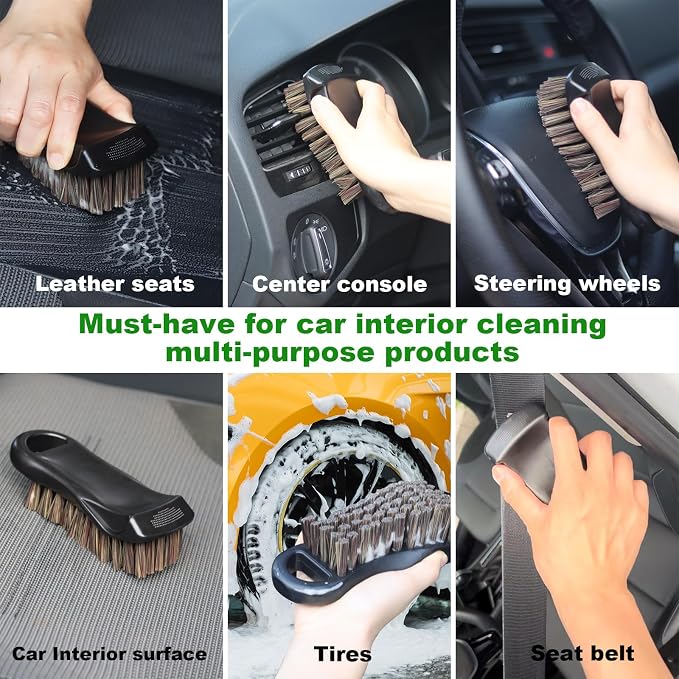 Soft Bristle Leather Cleaning Brush - Image 6