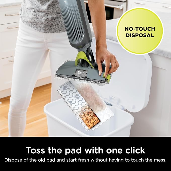 Shark VACMOP Cordless Hard Floor Cleaner, Vacuum and Spray Mop, Powerful Suction - Image 7