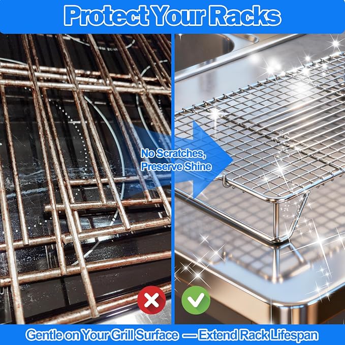 Palksky Oven Rack Cleaning Bags, 31.4''*39.3'' Heavy Duty No Scrub Oven Rack - Image 6