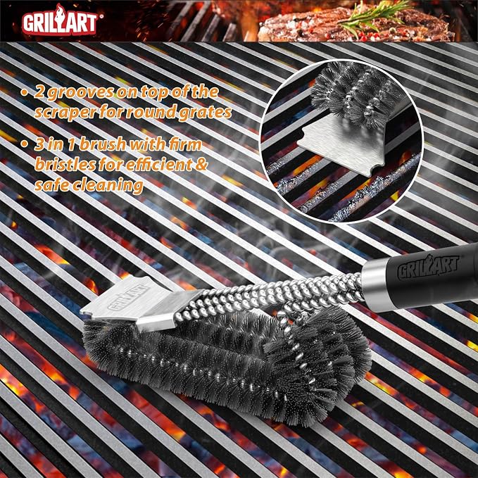 GRILLART Grill Brush and Scraper - Image 4