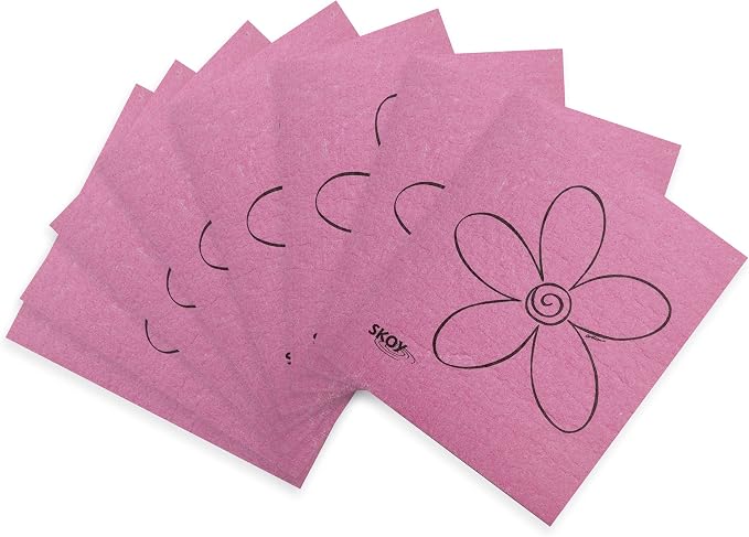 Skoy Cloth, Reusable Cleaning Cloths, Planet-Friendly, Dishwasher and Dryer-Safe by Skoy
