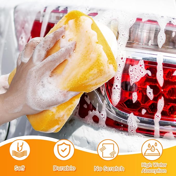 Tioncy 84 Pcs Large Sponges Bulk 7.5 x 5.5 x 1.9 Inch Grouting Car Wash Foam - Image 5