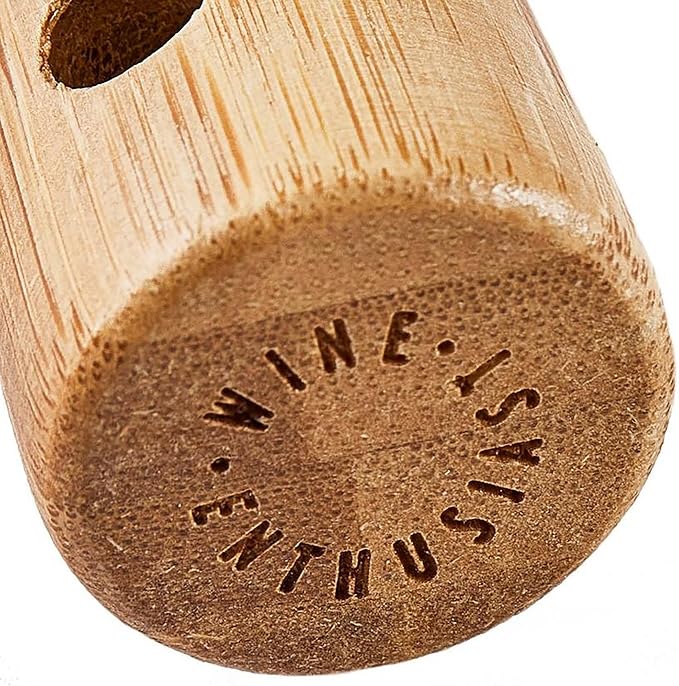 Wine Enthusiast Interchangeable Glassware Cleaning Brush Set – 5-Piece Bamboo - Image 8