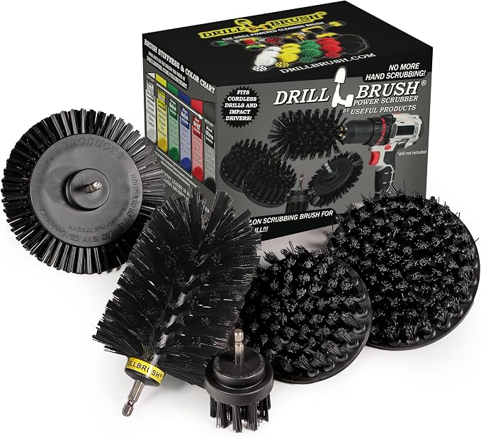 Drill Brush Power Scrubber by Useful Products by Drillbrush