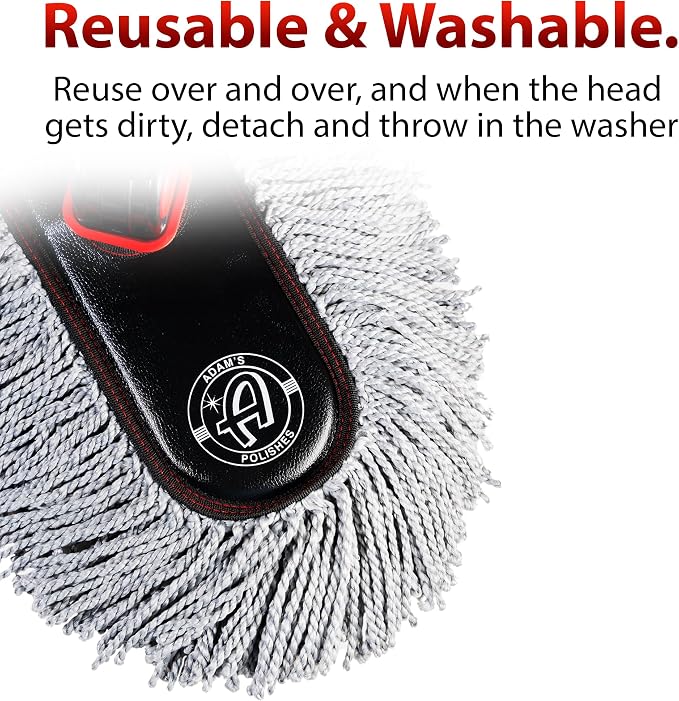 Adam's Polishes Microfiber Duster – Exterior Soft Premium Large Car Duster Kit - Image 3