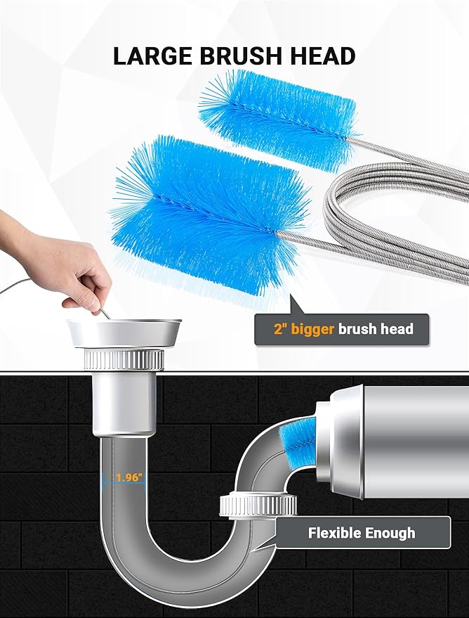 Flexible Long Drain Brush Tool - Image 3