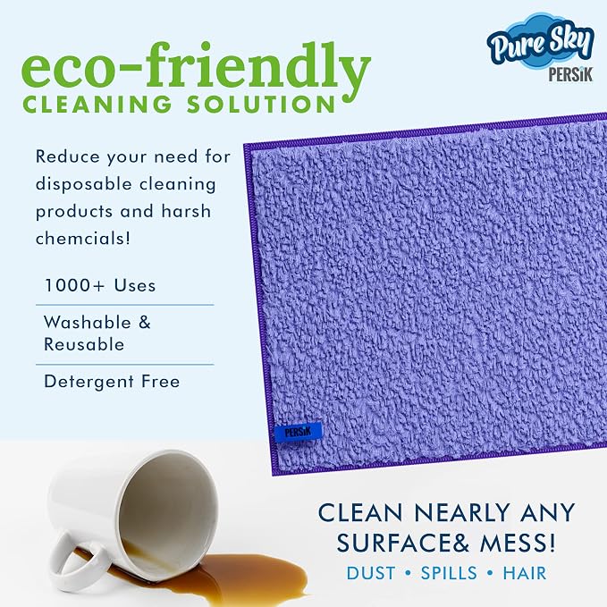 Pure-Sky Magic Deep Clean Cleaning Cloth – JUST ADD Water No Detergents Needed - Image 7