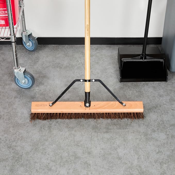 Restaurantware-BROOM HEAD ONLY: Clean Tek Professional 24-Inch Indoor Broom Head - Image 7