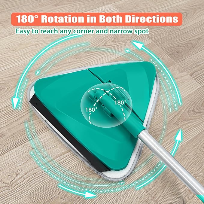 JEHONN Wall Cleaner Mop with Long Handle 82 Inches, 3-in-1 Ceiling Cleaning - Image 6