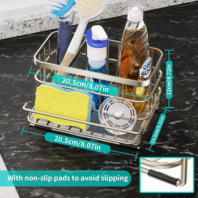 HapiRm Kitchen Sink Caddy Organizer - Image 4