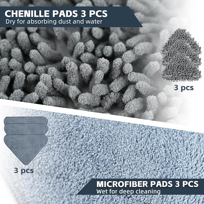 Long Handle Wall Mop & Baseboard Cleaner - Image 7