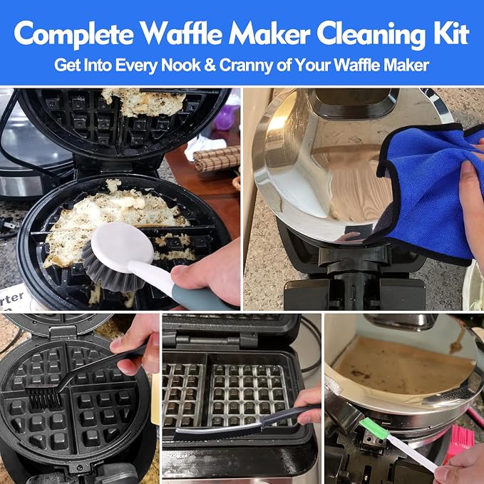 XANGNIER 6 Pcs Waffle Makers Clean Brush Kit - Image 5