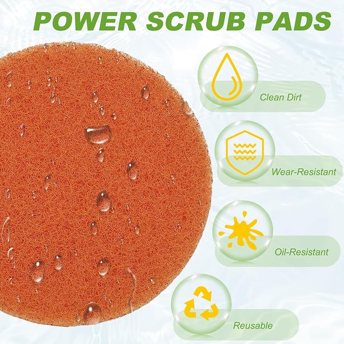 Power Scrub Pads, Scrubbing Pads 2000 Grits Scouring Discs - Image 4