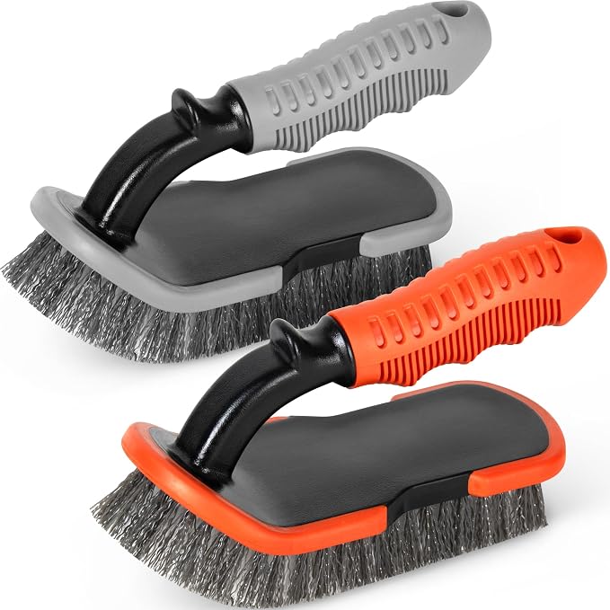 DecorRack 2 Pack Cleaning Brush, Heavy-Duty Scrub Brush by DecorRack