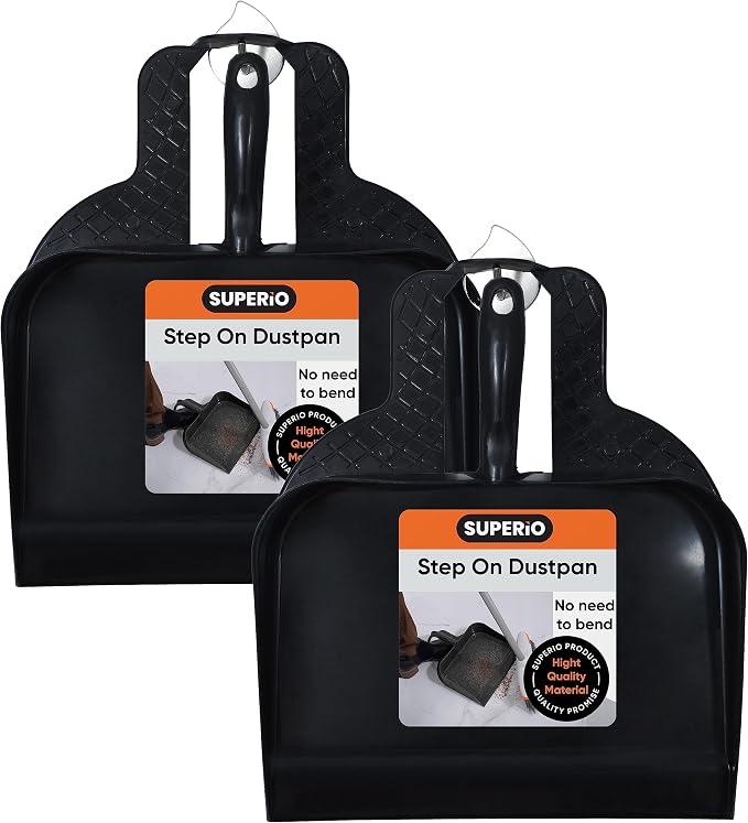 Superio Heavy Duty Plastic Step-on Dustpan by Superio