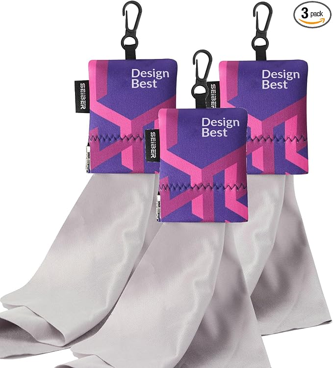 SEIBER Eyeglass Cleaning Microfiber Cloth, 7 x 7 inch Glasses Cloth by SEIBER