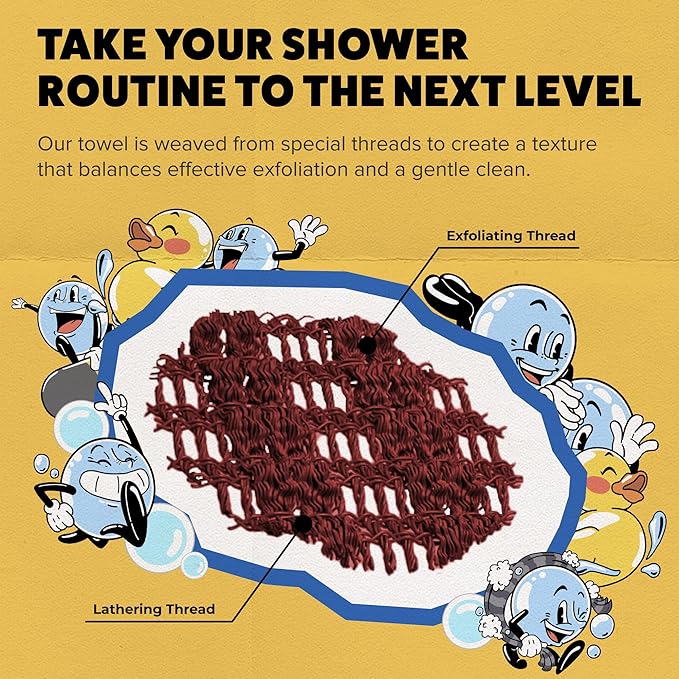 GOSHI Exfoliating Shower Towel - Image 5