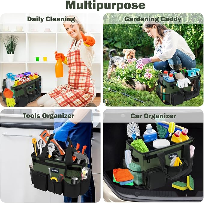Wearable Cleaning Caddy Bag, Cleaning Supply Tote - Image 3