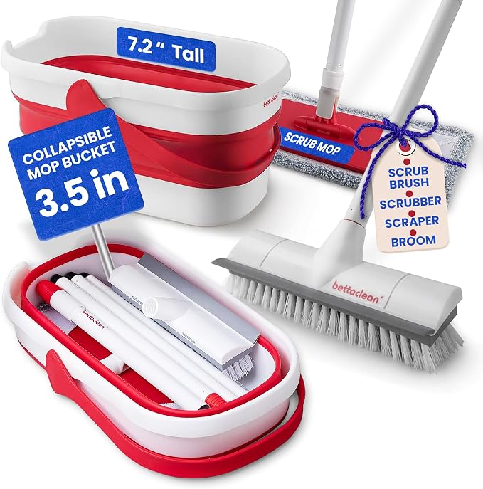 Collapsible Mop and Bucket Set - Image 2
