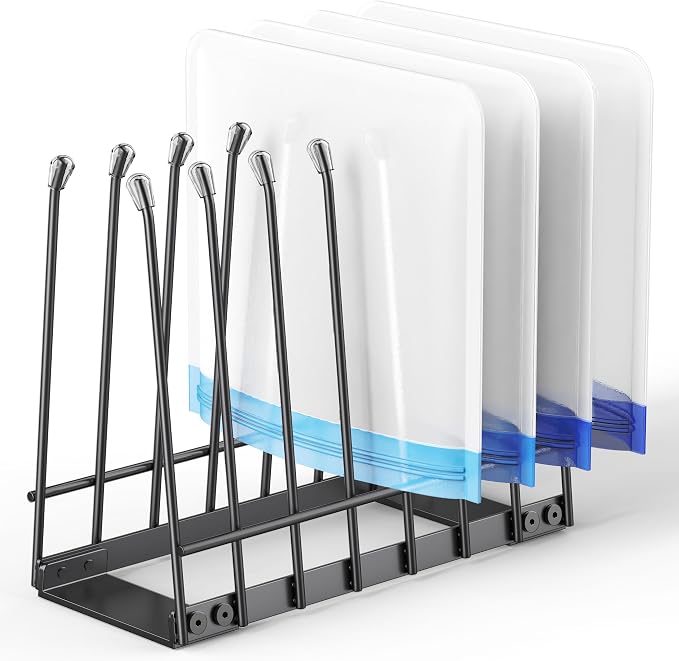 Reusable Bag Drying Rack, Foldable Metal Stand by Josmimic