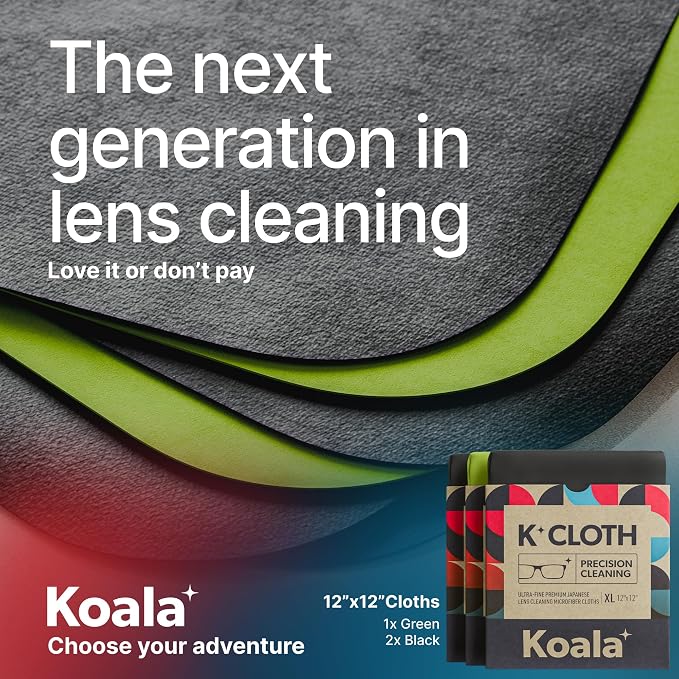 Koala Lens Cleaning Cloth | Japanese Microfiber | Glasses Cleaning Cloths | - Image 6
