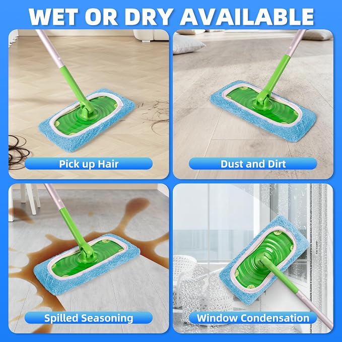 8 Pack Reusable Mop Pads Compatible - Image 6