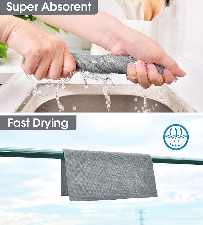 KitchLife Microfiber Cleaning Cloth Roll - Image 4