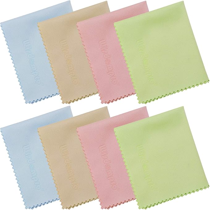 Wisdompro 8-Pack 5.7 x 6.9 Inches Microfiber Cleaning Cloth by Wisdompro
