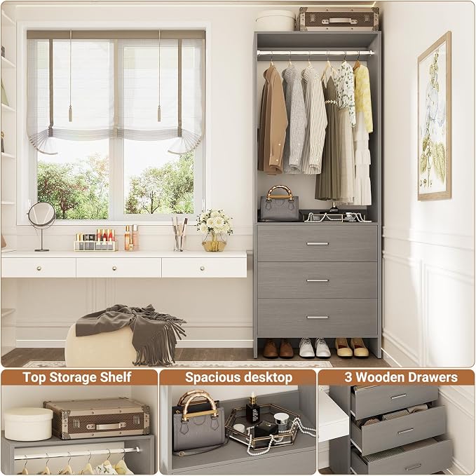 Aheaplus 2FT Closet System - Image 5