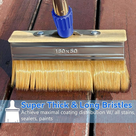 7" Deck Stain Brush Applicator - Image 2