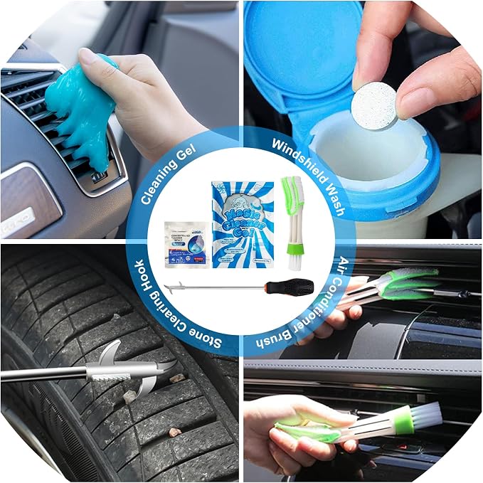 AUTODECO 30Pcs Car Detailing Brush Set, Car Detailing Kit, Auto Detailing Drill - Image 5