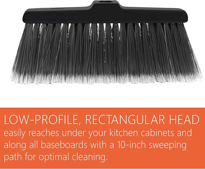 Fuller Brush Black Kitchen Broom – Heavy Duty Floor Sweeper - Image 3