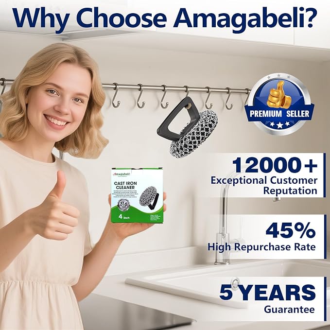 Amagabeli Cast Iron Cleaner - Image 8