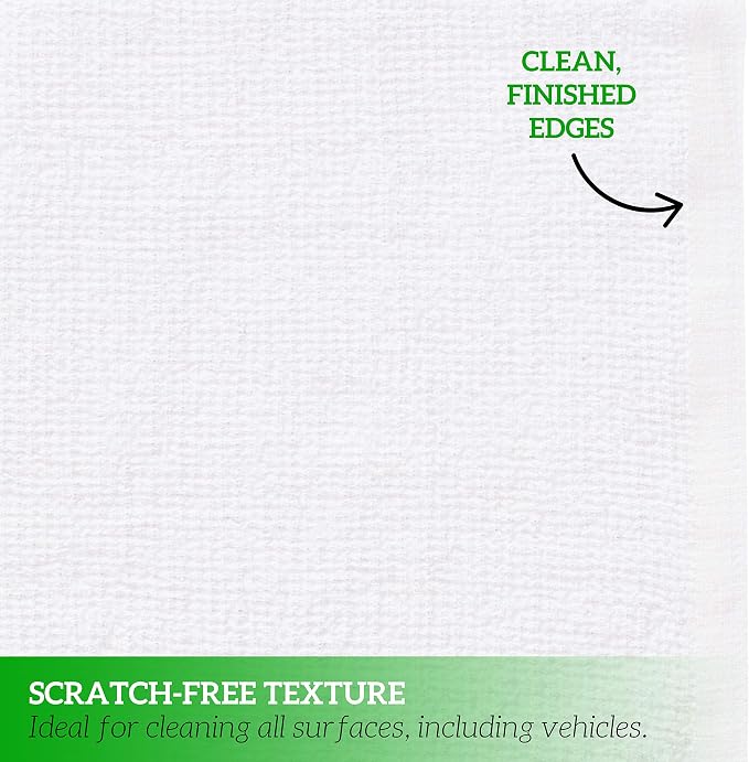 GREEN LIFESTYLE 100% Cotton Terry Towels, 240 Pack - Image 2